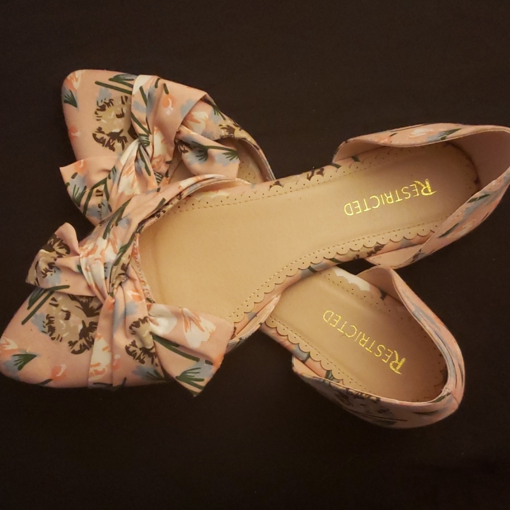 "Restricted" pink floral loafers - Modcloth